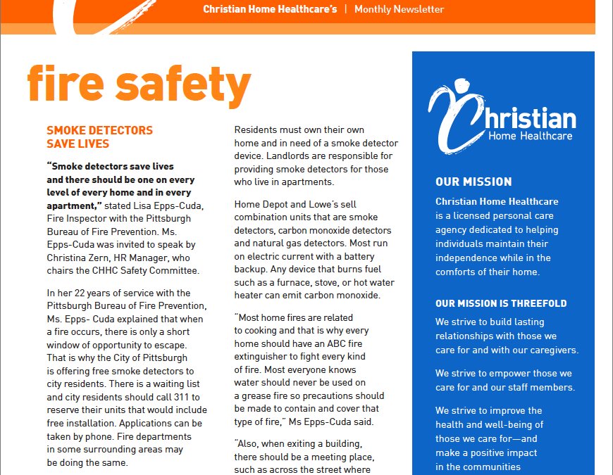 March 2021 Newsletter  |  Fire Safety